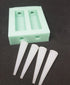 Original Hobby-CAST Slimline 2 Cavity Silicone Mold Tube-in Label Casting...