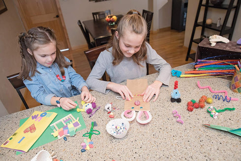 Creativity Street Chenille Stems/Pipe Cleaners 12 Inch x 6mm 100-Piece, Purple...