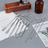 OLYCRAFT 26PCS Stainless Steel Lab Measuring Spatula Set, Micro Lab Scoop/Spoon Mixing Spatula for Powders Gel Cap Filler, Capsule Filler,Laborato...