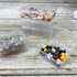 16pcs Small Plastic Boxes with Lids Clear Storage Containers Small Beads Organizer for Collecting Small Items, Jewelry, Game Pieces, 3 Sizes...