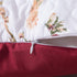 Tache Floral Red White Euro Sham - 26 inch Quilted 1pc Rose Garden Hummingbirds Antique Vintage Farmhouse Country Rustic Microfiber Square Pillow ...