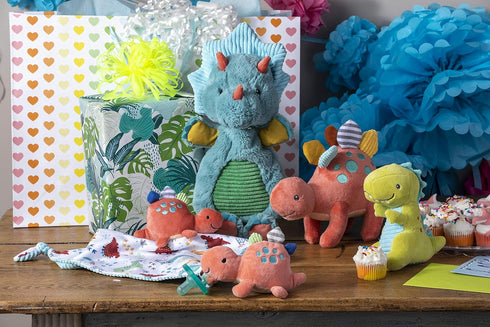 Mary Meyer Pebblesaurus Soft Toy Baby Rattle, 5-Inches, Green Dino...
