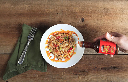 Sichuan Drizzle Chinese Chili Oil - Condiment & Ingredient, Premium EVOO, Toasted Sesame Oil and Hot Chili Flakes. Rice & Noodles' Condiment, Soup...