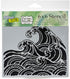The Crafter's Workshop Template 6"X6"-Wave, Clear...