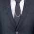 Men for Tie chain Silver Golden Tie Clips Gift Box...