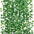 GPARK 84ft 12 Pack / 82 inch, Artificial Ivy Garland Fake Leaf Plants Vine, Hanging Leaves Garlands for Wedding Party Garden Kitchen Outdoor Green...