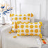 PANOD Super Soft Farmhouse Decorative Plush Throw Pillow Covers 12 x 20 Yellow,Solid Pom pom Tufted with Tassels Modern Accent Boho Lumbar Cushion...