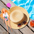 Bencailor 5 Pcs Doll Clothes for 11.8 Inch Doll Swimsuits Doll Swimming Clothing and Accessories Set Pink Doll Hat Summer Holiday Birthday Gifts (...