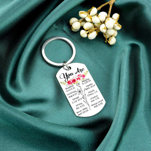 Christian Gifts for Women Teen Girl Inspirational Gifts Birthday Gifts For Women Christian Keychain Inspiration Religious Gifts Ideas For Wife Dau...