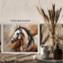 Posterizer 1 pcs- Beautiful white horse oil painting style-Art for Animal Lovers- Gift for Men Women Entrepreneur Teens-decor for Bedroom, Office,...