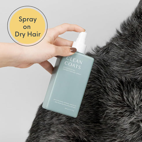 Premium Dog Grooming Spray | Deodorizing Spray for Dogs | Dog Detangler Spray for Sensitive Skin | Leave in Conditioner Spray | Fragrance Free, Ma...