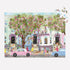 Galison Spring Terrace – 1000 Piece Joy Laforme Puzzle Featuring a Magnolia Filled Neighborhood Day On A Spring Day...