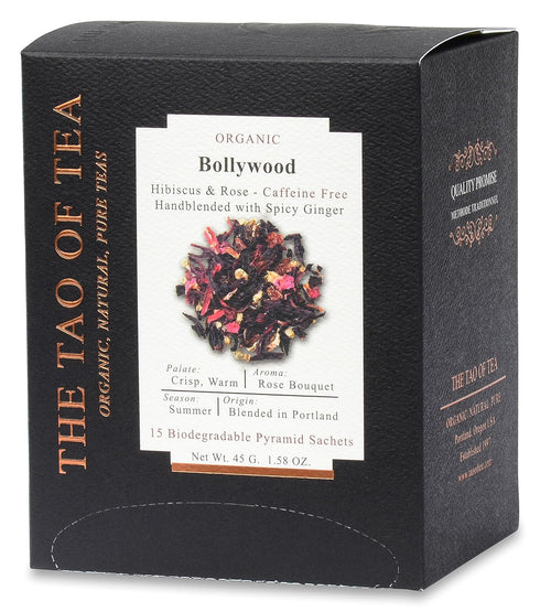 The Tao of Tea Bollywood Box Pyramid Sachets, 15 Sachets...