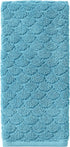 SKL Home Ocean Watercolor Scales Hand Towel, Blue (2-Pack)...