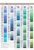 DMC COLORCRD Needlework Threads 12-Page Printed Color Card...