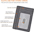 kinzd Slim Wallet RFID Front Pocket Wallet Minimalist Secure Thin Credit Card Holder (Black Leather and Grey Cloth)...