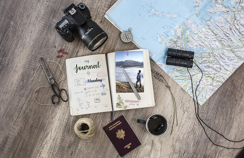 Clairefontaine 'Age Bag' Thread-Bound Notebook, A5, Dot, 192 Pages - Brown...