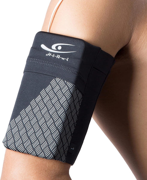 HiRui Universal Sports Armband Cell Phone Armband Sleeves Running Armband for Exercise Workout, Compatible with iPhone 16/16Plus/Pro/15/15Plus/14/...