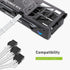 EZDIY-FAB GPU Power Sleeved Cable Extension, 16pin(12+4) 12VHPWR PCIe 5.0 Connector Male to 3X PCIE 8 PIN for RTX 4070Ti/4080/3090Ti, with Pre-Ins...