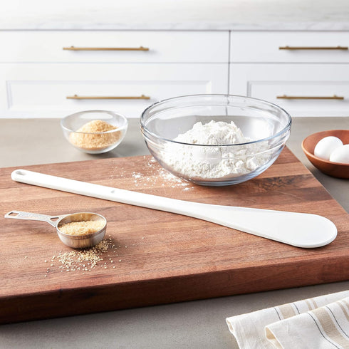 Mercer Culinary Hell's Tools Hi-Heat Spootensil Chef Pastry Spatula, 19.75 Inch, White, 46.2 x 7.3 x 1.3 cm...