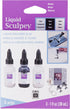 Polyform Liquid Sculpey Liquid Polymer Oven-Bake Clay, Classic Sampler Pack, Three 1 oz. bottles included, White, Black and Clear colors, Great fo...