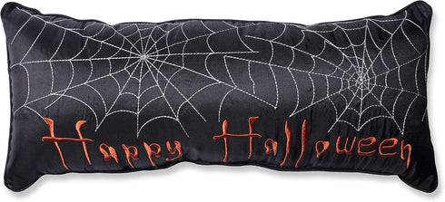 Pillow Perfect Happy Halloween Rectangular Throw Pillow, Black...