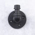 Industrial Style Robe Towel Hook Wall Mounted Metal Iron Pipe Coat Hanger Hat Holder Bag Rack for Bathroom Bedroom Kitchen, Rust Free, Black...