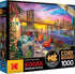 RoseArt - Kodak Premium Cork - Manhattan Balcony Sunset - 1000 Piece Jigsaw Puzzle for Adults...