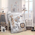 Lambs & Ivy Jungle Safari Gray/Tan Elephant/Giraffe Nursery Wall Decals/Stickers...