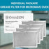 Frigidaire 5304464105, 5304509444, 5304478913 Microwave Grease Filter 5-1/16 x 7-5/8 x 1/8 Inches (Packed in Box) (4-Pack)...