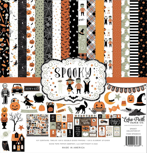 ECHO PARK PAPER COMPANY Spooky Echo Park Collection Kit 12"X12"...