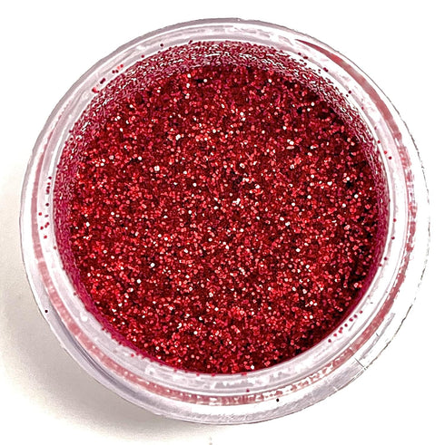 HOLIDAY RED 6 grams Luxury Diamond Dust for Christmas Cakes, Cupcakes, Cookies, Icing, Chocolate Wedding Party Baking Cupcake Cookie Ice Cream Dec...