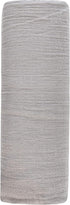 Ely's & Co. Cotton Muslin Swaddle Blanket 1-Pack for Baby Boy or Girl — 100% Cotton Muslin Extra-Large Swaddle Blankets (47” x 47”) Silver Grey...