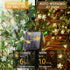 Solar Flower String Lights,2PACK 50 LED Solar Fairy Light Outdoor Waterproof,Cherry Blossoms String Lights for Fence Patio Yard Christmas Tree,Law...