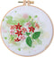 B.Embroidery Hand Sewing kit with Pattern and Instructions, Blossom Tree Embroidery with a Colorful Painting Background or White Background in a 6...