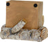 Pine Ridge Home Antler Wood Log Coaster Set with Holder - Bow Hunter Country Absorbent Coaster Decor - Cabin Lodge Home Decor for Hunter Men - Man...