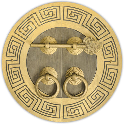 Hardware Philosophy Tibetan Brass Cabinet Face Plate Set 5.5 Inches - Architectural, Interior Design, Furniture Cabinet Customization Hardware...