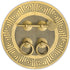Hardware Philosophy Tibetan Brass Cabinet Face Plate Set 5.5 Inches - Architectural, Interior Design, Furniture Cabinet Customization Hardware...