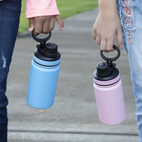 MIRA 12 oz Stainless Steel Kids Water Bottle - Metal Thermo Flask Keeps Cold for 24 Hours, Hot for 12 Hours - Double Wall Vacuum Insulated - Leak ...