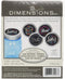 Dimensions 427702 Embroidery Kit Set of 4, Sweets Jar Topper......