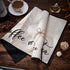 CRASPIRE Coffee Bar Mat 2pcs Coffee Maker Mat for Coffee Machine, 20”X 14” Burlap Placemat with Fabric Backing Coffee Mat Coffee Bar Accessories f...