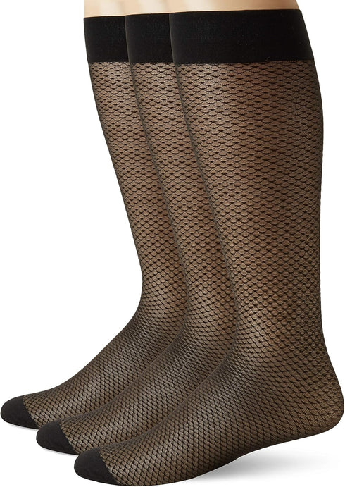 Mona's Choice 3-Pack Big & Tall Mens Stretchy Spandex Dress Socks...