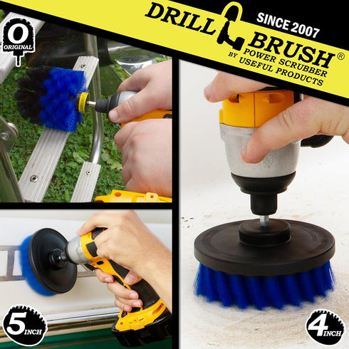 Drill Brush - Cleaning Supplies - Pool Accessories -Spin Brush - Hot Tub - Spa - Pool Brush - Slide - Steps - Pool Cover - Pond Liner - Carpet Cle...