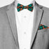 Jacob Alexander Men's Checkered Plaid Pre-Tied Adjustable Banded Bow Tie - Green Orange...