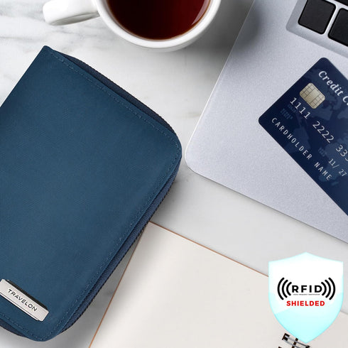 Travelon RFID Blocking Passport Zip Wallet...