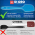 DI ORO Silicone Spatula - 600°F Heat-Resistant Rubber Kitchen Spatula for Baking, Scraping, & Mixing - BPA Free Nonstick Cookware Safe Flexible Ut...