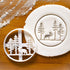 Set of 2 Forest Animal cookie cutters (Designs: Moose and Bear), 2 pieces - Bakerlogy...
