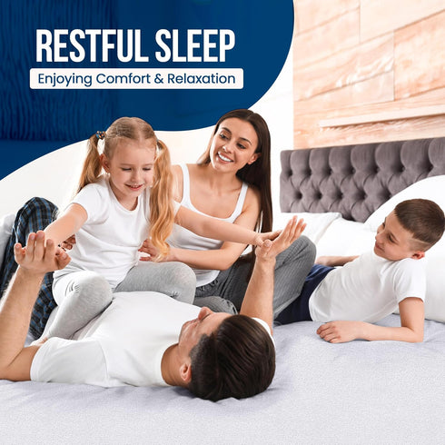 Utopia Bedding Waterproof Mattress Protector Twin Size, Premium Terry Mattress Cover 200 GSM, Breathable, Fitted Style with Stretchable Pockets (W...