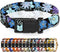 Dog Collar for Boys Girls, Floral Puppy Collar for Small Medium Large Dogs, Adjustable Floral Pattern Soft Pet Collar with Safety Buckle for Male ...