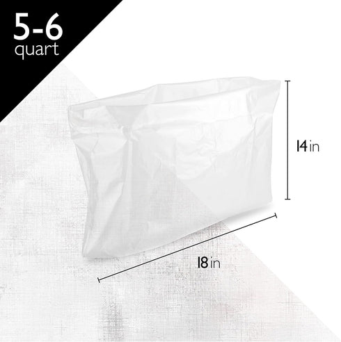 Slow Cooker & pot Liners Fits 5-6 Quarts, Large Pot Liners SIZE: 14'' x 18'' x 4'' Inches, 4" Gusset Bottom, Large Pot Liners, 20 pack...